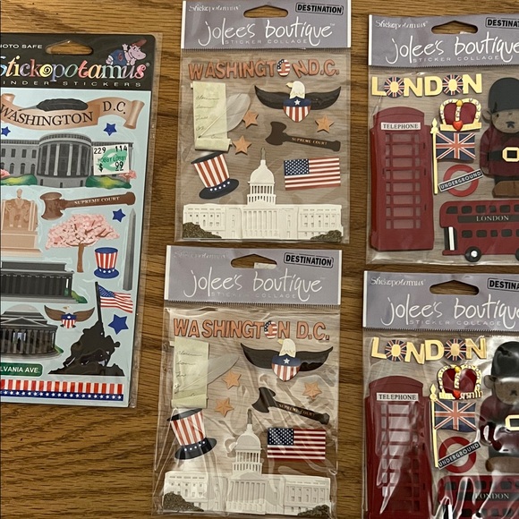 Travel-Themed Scrapbook Stickers - Picture 2 of 8